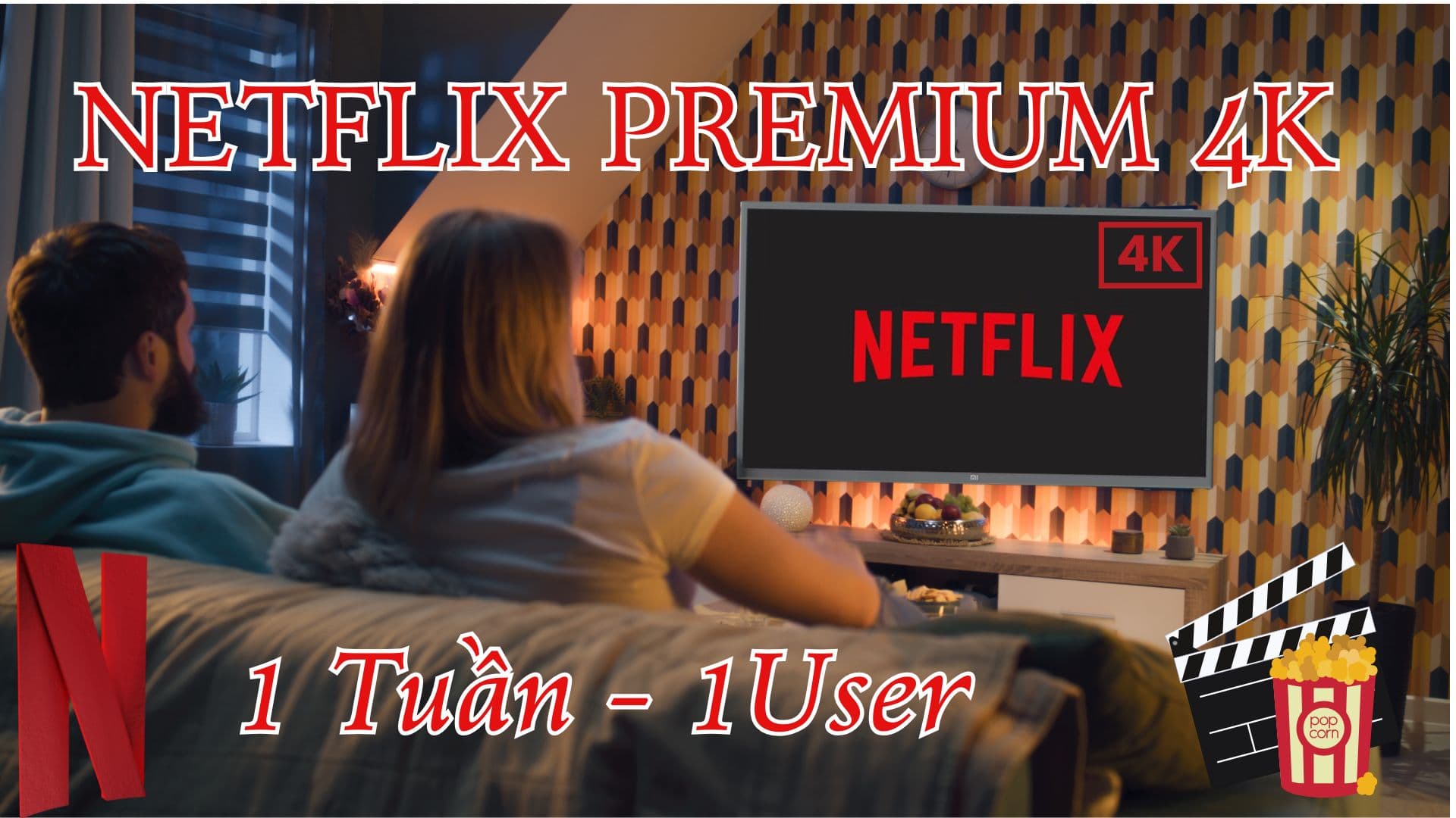 Tài Khoản Netflix Premium 1 Tuần Giá Rẻ - Xem Phim 4K Siêu Nét Giá Rẻ - EZSub Shop