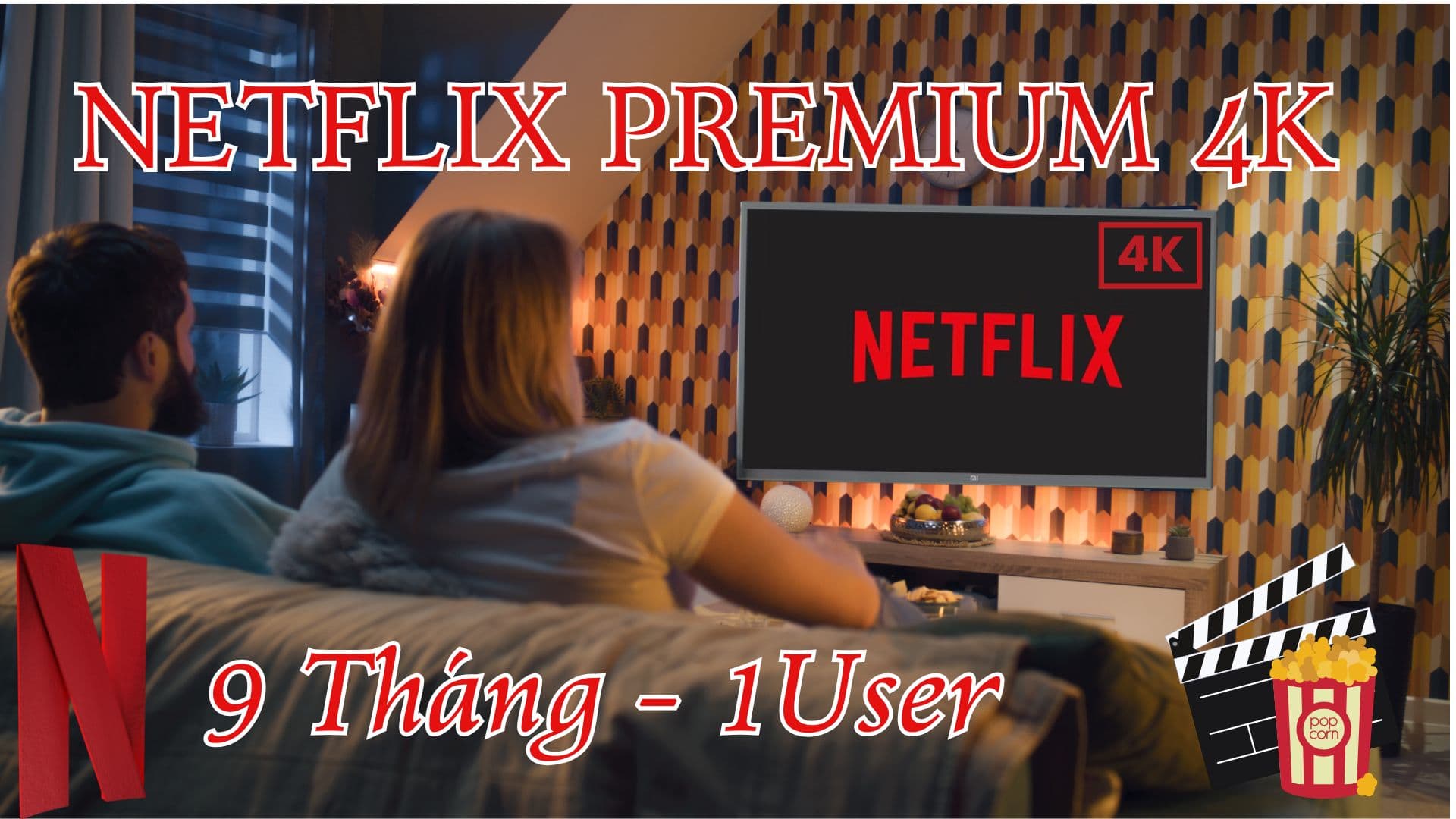 Tài Khoản Netflix Premium (9 Tháng) - Trải Nghiệm Đỉnh Cao Với Hình Ảnh Siêu Thực Giá Rẻ - EZSub Shop