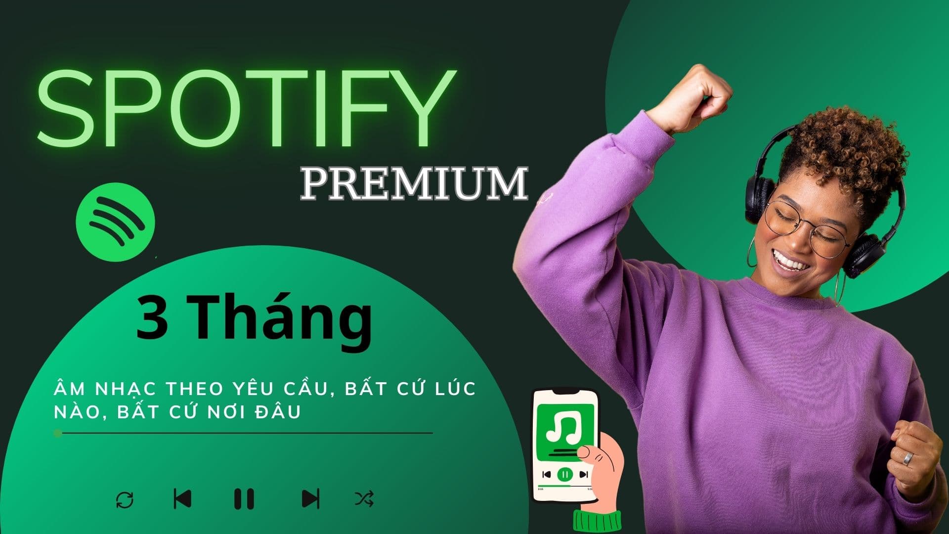 Tài Khoản Spotify Premium (3 Tháng) - Âm Nhạc Chất Lượng Cao Cho Cảm Xúc Thăng Hoa Giá Rẻ - EZSub Shop