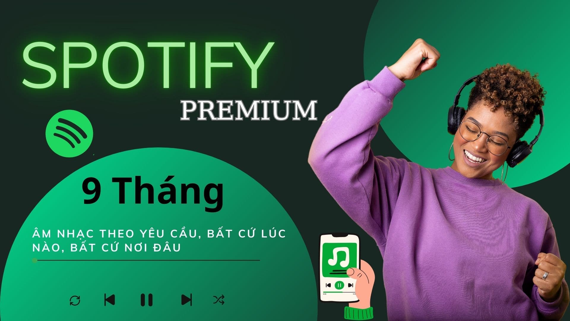 Tài Khoản Spotify Premium (9 Tháng) - Âm nhạc chất lượng chạm đến tận cùng cảm xúc Giá Rẻ - EZSub Shop